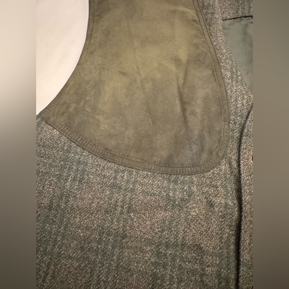 Rascher Sportswear Wool & Suede Shooting Vest, sz XXL - Picture 7 of 15